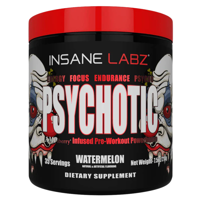 PSYCHOTIC PRE-WORKOUT 35 SERVINGS BY INSANE LABZ