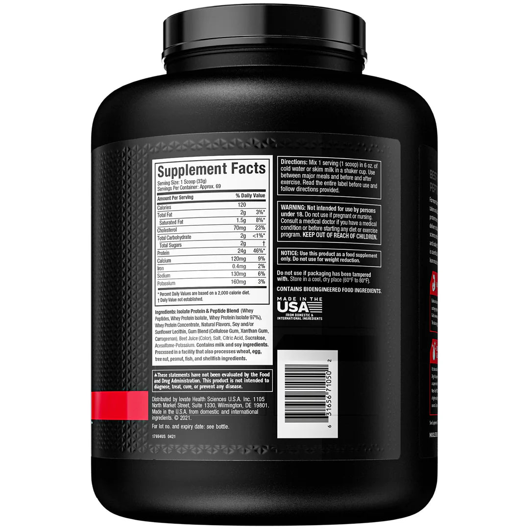 NITROTECH WHEY GOLD 5.03LBS 69 SERVINGS BY MUSCLETECH