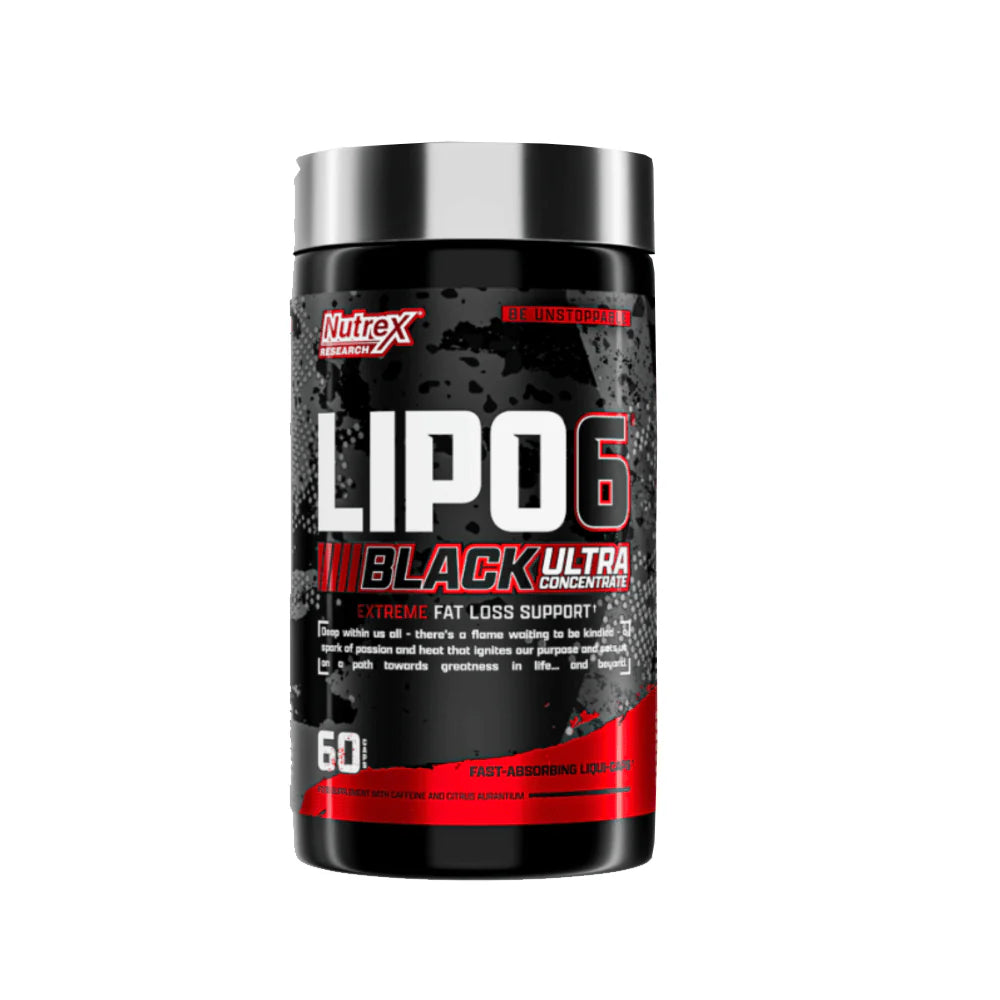 LIPO 6 BLACK ULTRA CONCENTRATE BY NUTREX RESEARCH 60 TABS