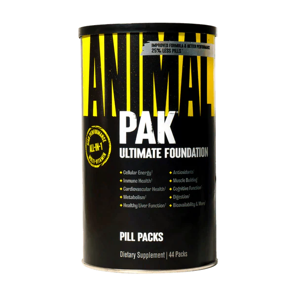 ANIMAL PAK 44 PACKS BY UNIVERSAL NUTRITION