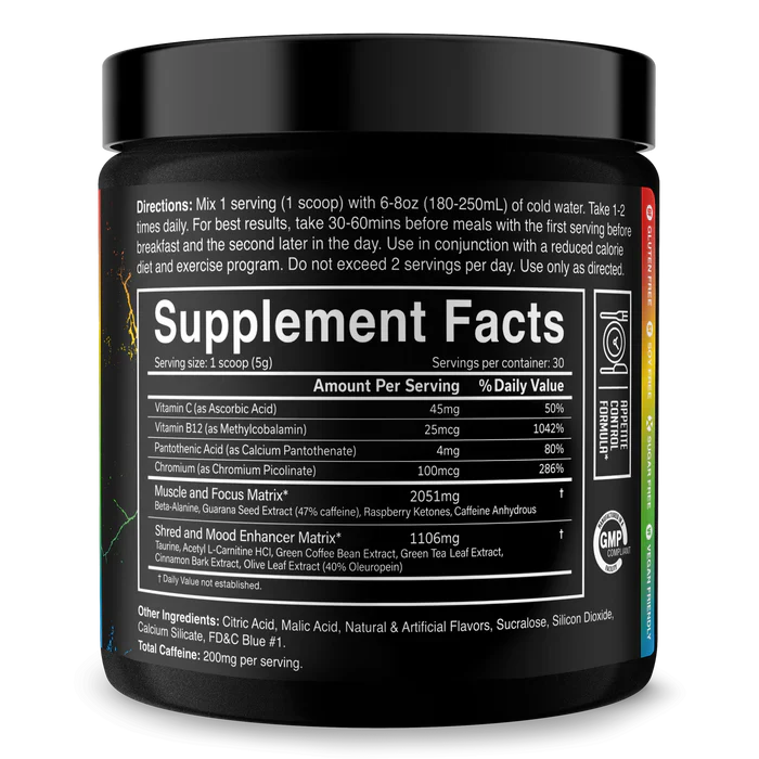 THE RIPPER! FAT BURNER 30 SERVINGS