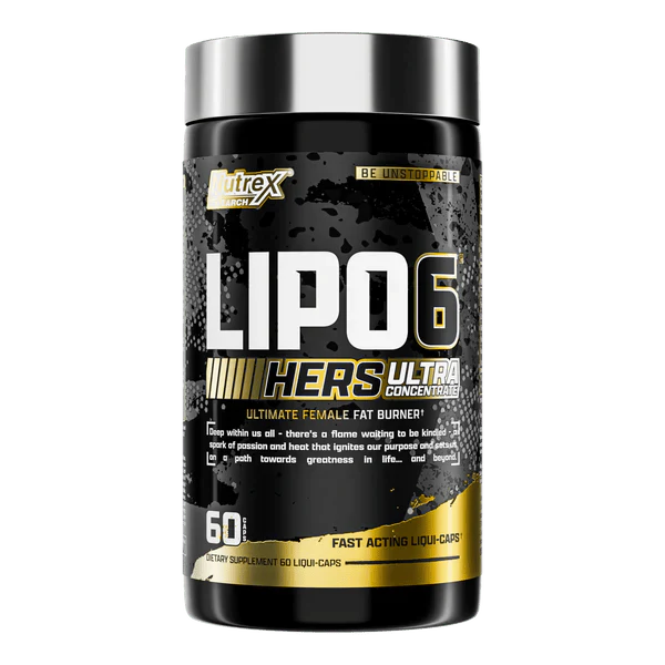 LIPO 6 BLACK HERS UC 60 CAPS BY NUTREX RESEARCH